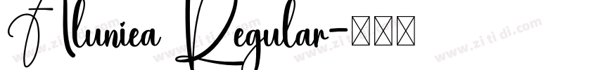 Aluniea Regular字体转换